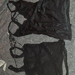 Dreamgirl Lingerie 2 Black Lacy